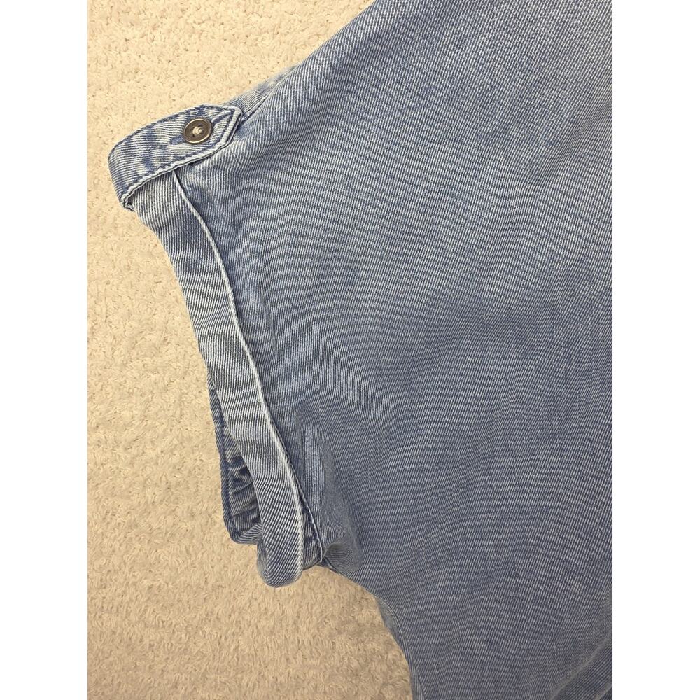 Gloria Vanderbilt Women's Denim Button Down Shirt Size 1X Classic Western Style - Picture 4 of 10
